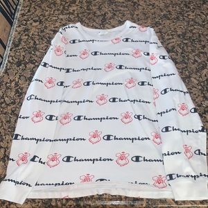 Mens Champion Long Sleeve Shirt